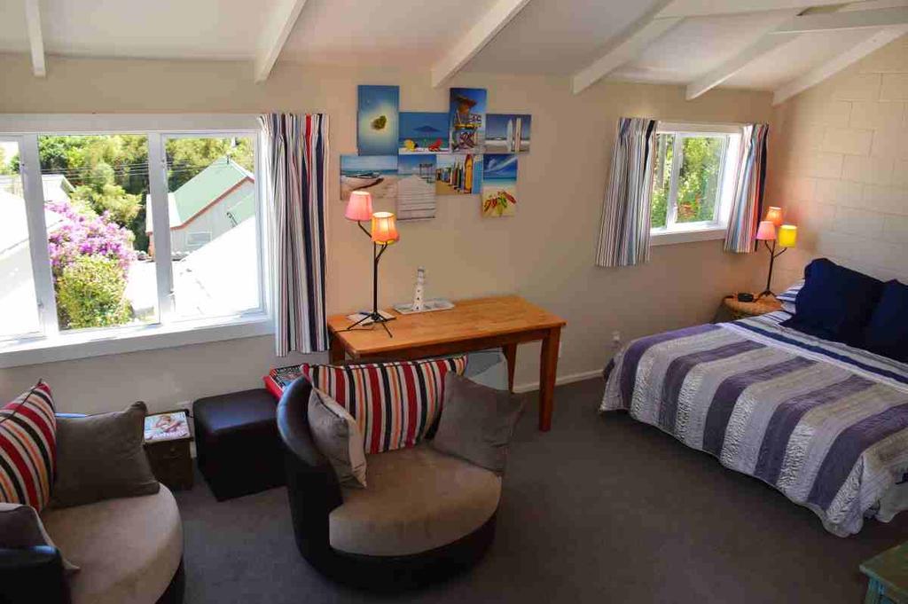 Le Loft Villa Akaroa Bagian luar foto